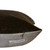 Milan Pillow 22 - Natural Linen, Olive Cotton Velvet and Pewter an d Silver Metallic Luxe Vintage Textiles : Bottom