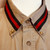 Jacquette - Tiger Tamer 101  - Vintage Khaki button down with Tiger on Pocket - ribbon collar