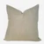 Velor 20 x 20  Pillow - Pure Natural Linen - Back
