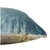 Velor 20 x 20  Pillow - Blue Topaz Cotton Velvet Pillow - Side Detail