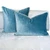 Blue Topaz Velvet Pillow Sizes