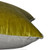 Velor 20 x 20  Pillow - Vert de Comice Cotton Velvet Pillow - Side Detail