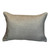 Velor Lumbar 14 x 20  Pillow - Pure Linen Back