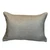 Velor Lumbar 14 x 20  Pillow - Golden Topaz Velvet - Pure Linen Back