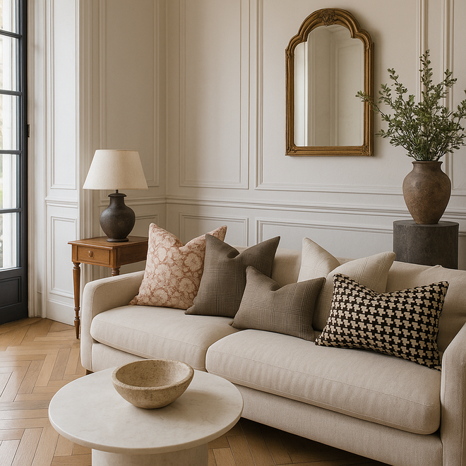 Heritage Pillows - a well-loved home.