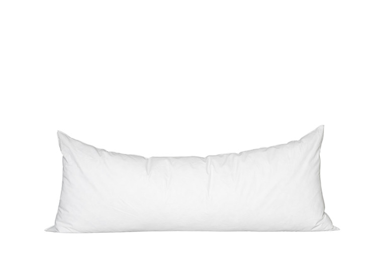 14 x 36 Lumbar Feather Down Pillow Insert - Made in USA