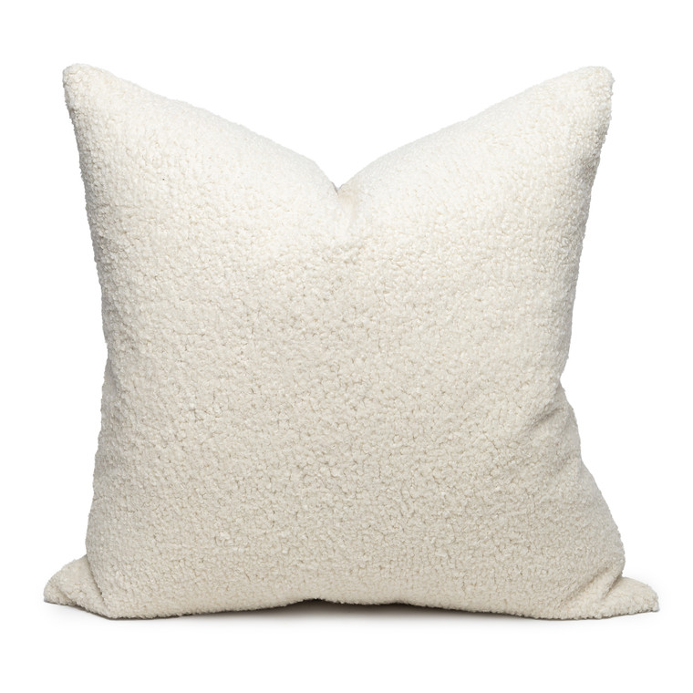 Cloud Vegan Faux Sherpa Fur Washable Pillow - Front