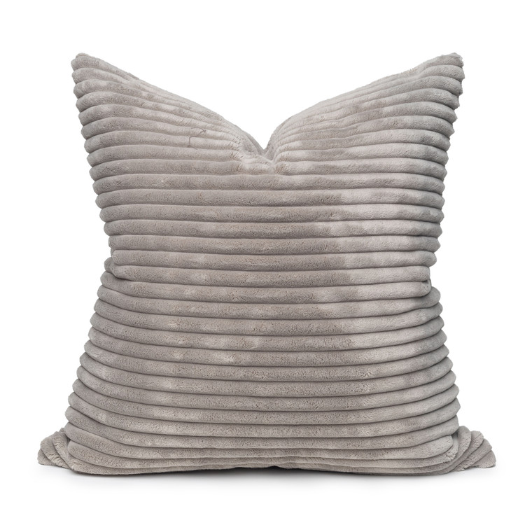 Polar Haze Pillow in Vegan Fur- 22 x 22 - Front