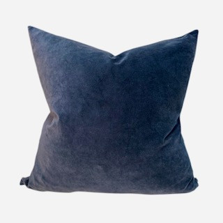 Zoe Cotton Velvet Double Sided Pillow - Front
