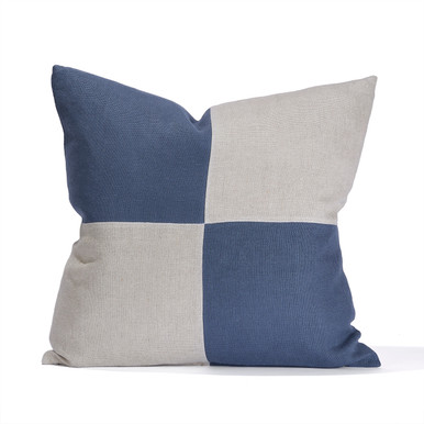 More Peace Please Blue Accent Pillow 18x18 & 22x22 inches — Carla Bank