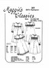 Girl's nightgown smocking pattern by Maggie's Classics, Sizes 3 and 4 years, Choose smocked or un-smocked
Nightgown and Dressing gown, Experience needed and very basic instructions, Sizing is usually very good
