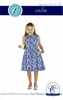 Louise is a sundress and jumper with a slightly raised waist and button on the back. Sizes 6 month - 8 years, It has sleeveless bodice, Simple gathered skirt
Optional Peter Pan collar, Would look amazing in the Rose & Hubble fabrics

