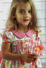 Spring flowered smocked dress in this Spring 2023 issue