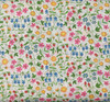 Liberty Tana Lawn Little Mirabelle, 100% cotton, 136 cm wide, Wash at 30 degrees, Priced per metre, Part metres available, Ideal for all your smocking projects, I recommend you put a backing to the smocked area before pleating, Little Mirabelle is a small-scale version of our charming Mirabelle print, originally created for Liberty in 1962, Hued in fresh and complementary tones, the pretty stylised flowers are sprinkled with tiny strawberries and trailing delicate tendrils.