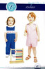 Johnny by Children's Corner Store, Dungarees and shirt, Smocked or un-smocked dungaree, Short or long length pants, Shirt with straight or puffed sleeves included, Sizes 3 month - 12 month and 18 month - 4 years
