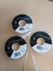 White double faced satin ribbon, sizes 3mm, 7mm and 15mm, Priced per metre