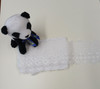 A lovely end of roll piece of broderie anglaise, 6cm x 3.75 metres, 100% cotton, Wash at 30 degrees