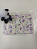 End of roll piece of lilac floral Regency lawn, 45 cm x 140 cm, 100% cotton, Wash at 30 degrees
