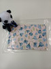 End of roll blue floral Regency lawn, 100% cotton, 53 cm x 138 cm, Wash at 30 degrees