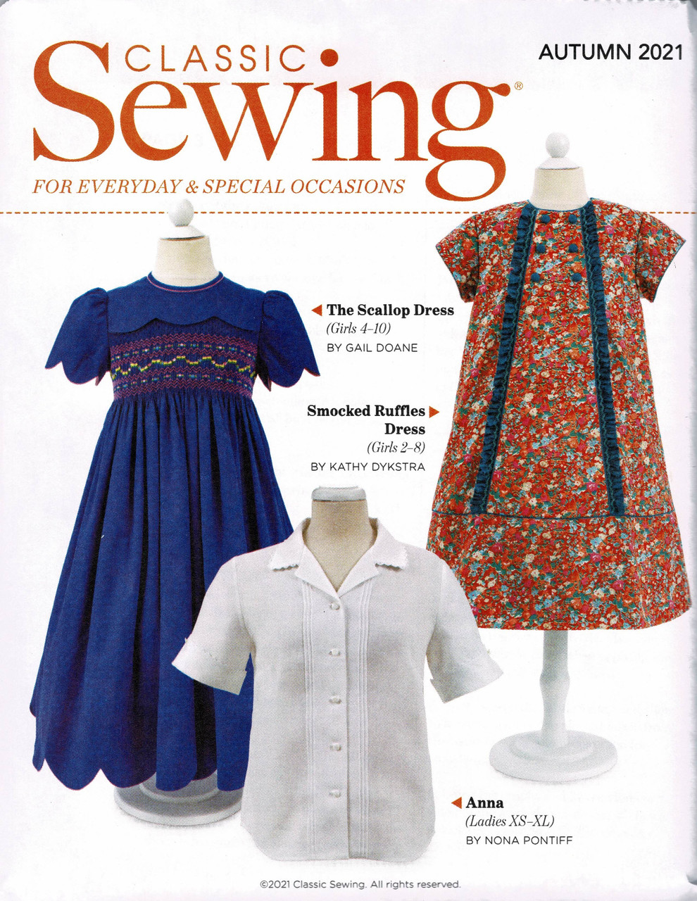 Pattern that comes with the Classic Sewing magazine Autumn 2021