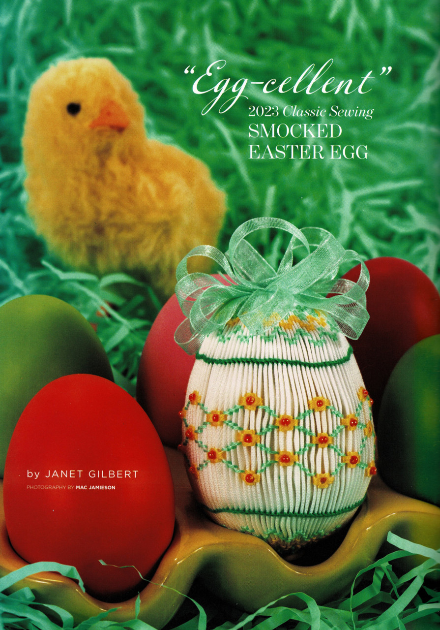 Smocked Easter Egg in this Spring 2023 issue