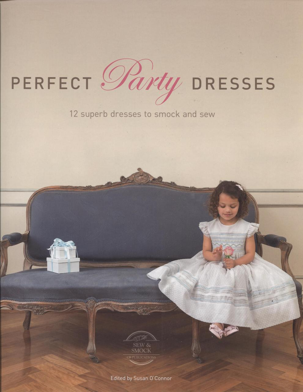 What better way to celebrate special occasions than with a party, and the perfect party dress.

For all those special events this beautiful collection of stunning smocking designs, in sizes 2-10 years, is a must in every young lady’s life.

Gorgeous fabrics, exquisite embroidery and outstanding finishing touches will make every little girl’s dreams come true.

Within the pages of this glorious book are magnificent photographs, full multi-size patterns, detailed step by step instructions and all the information required to re-create each one of these superb garments. - New Stock on Order