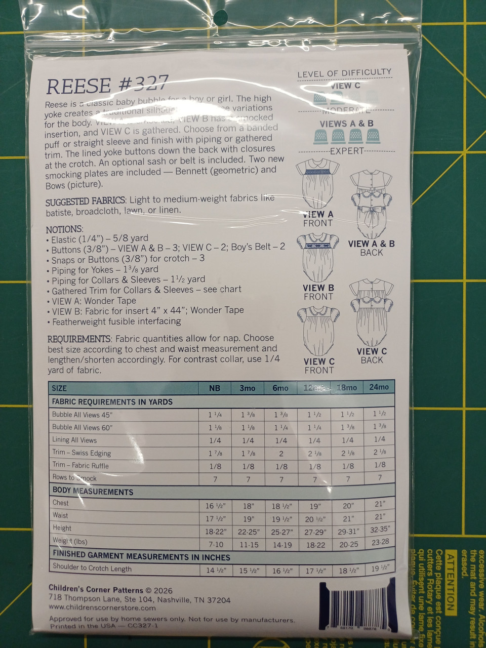 Notions for the Reese pattern