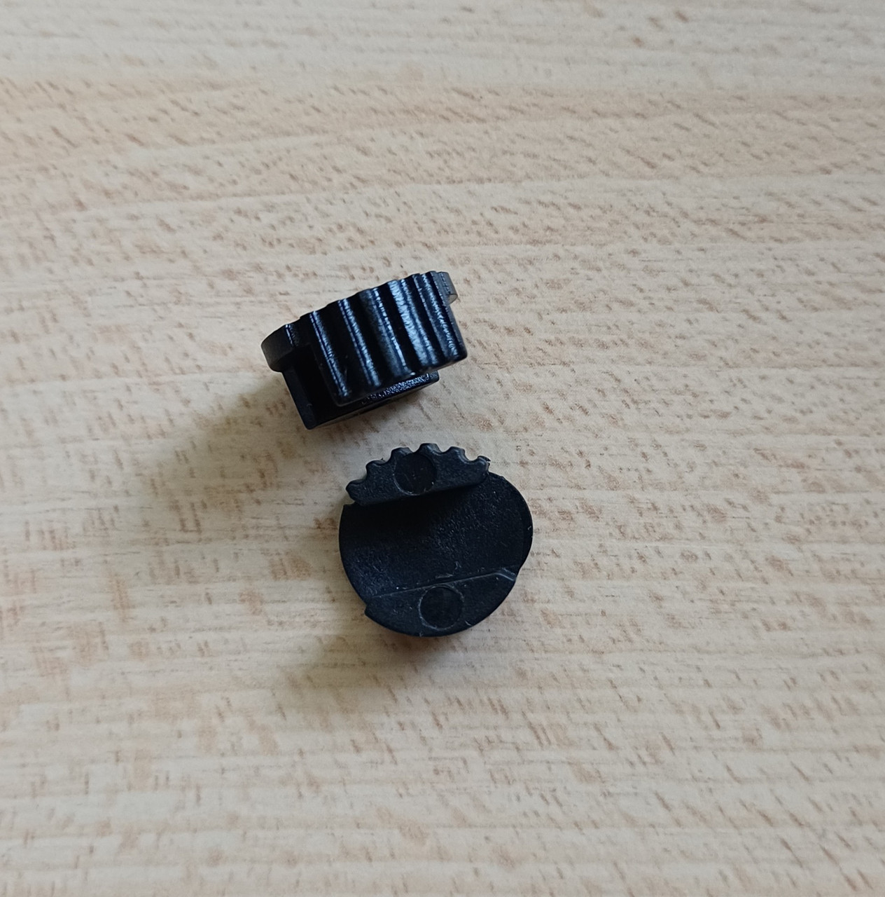A pair of roller holders for the Princess Pleater, Over time the roller holders may wear and cause the bar to become lose