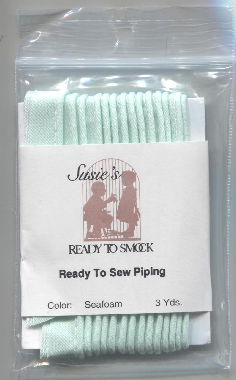 susie's Ready to Sew piping in Seafoam - colour match Anchor 1092