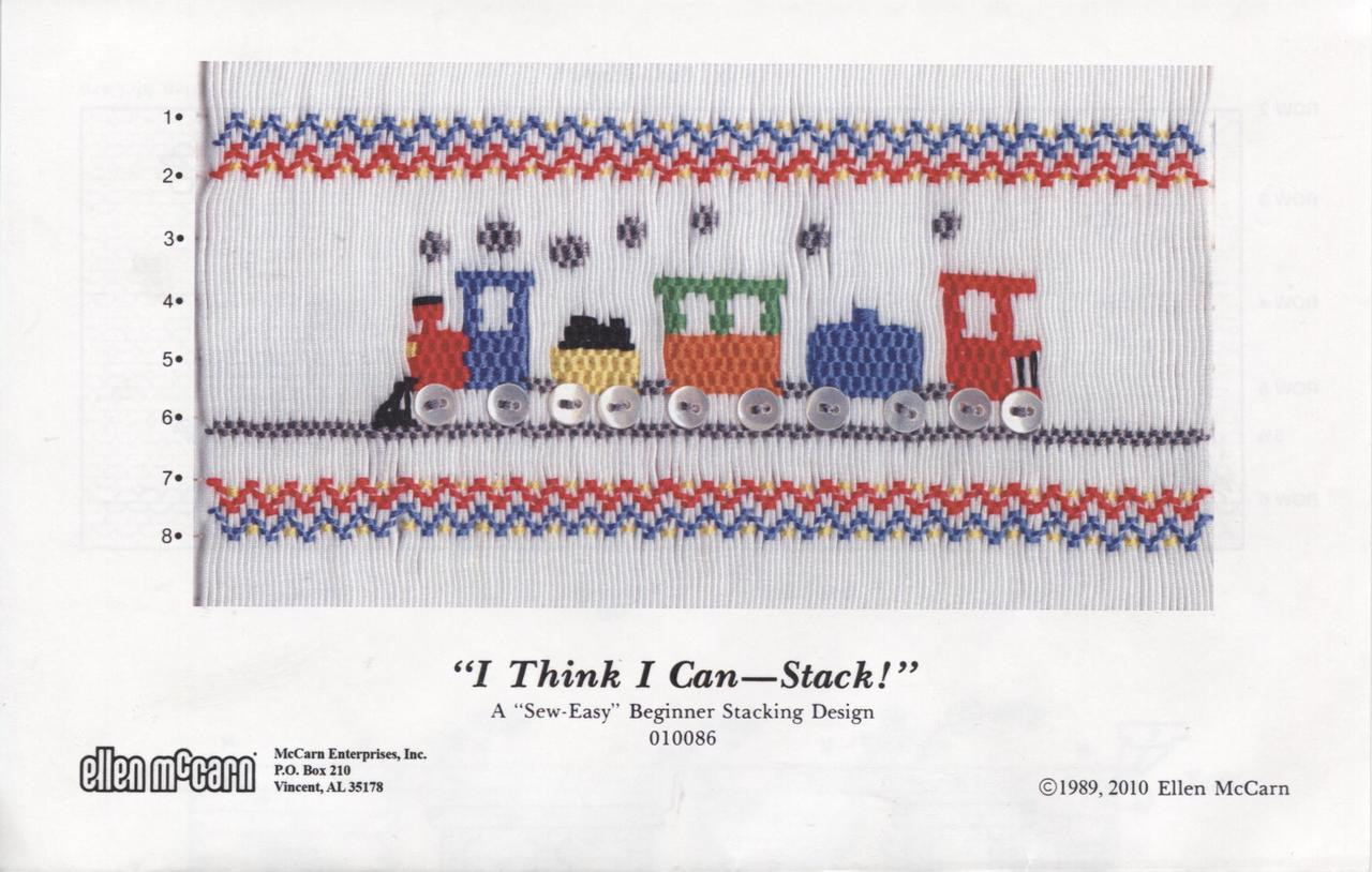 Smocking Plate I Think I Can - Stack by Ellen McCarn