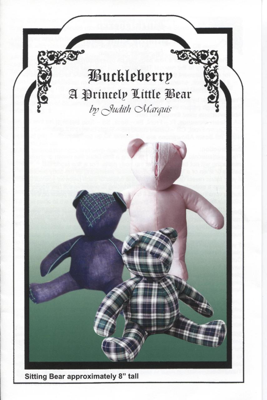 Buckleberry Smocked Teddy Bear Pattern by Judith Marquis