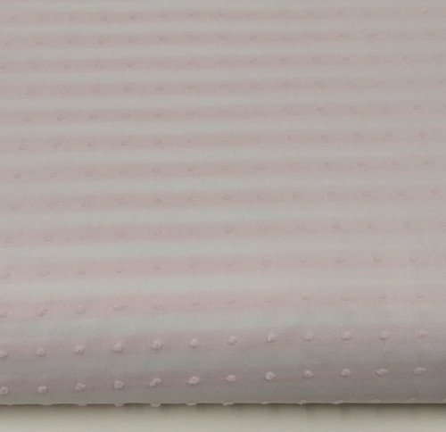 A lovely quality Swiss plumetis, Pink and white stripe with the pink cut spot on the pink stripe, 100% cotton, 144cm wide, Wash at 30 degrees
Ideal for shirts, dresses and more, Priced per metre