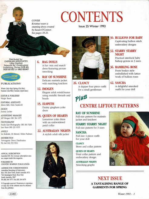 Index to show contents