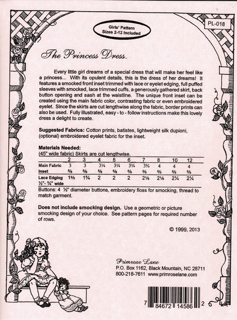 Notions for the Princess dress