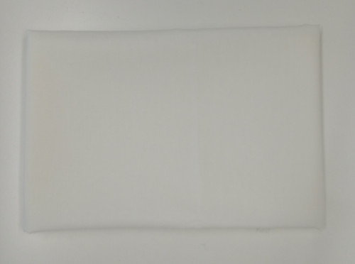 End of roll piece of Ivory coloured lawn, 100% cotton, 80 cm x 150 cm, Wash at 30 degrees