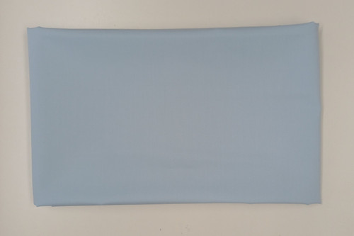 End of roll of blue imperial broadcloth, 35% cotton 65% polyester, 70 cm x 150 cm, Wash at 30 degrees