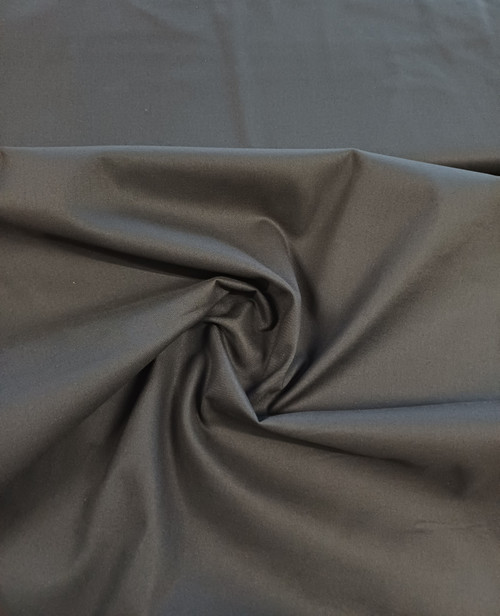 Jet black cotton fabric, 100% cotton, 112 cm wide, Ideal for petticoats