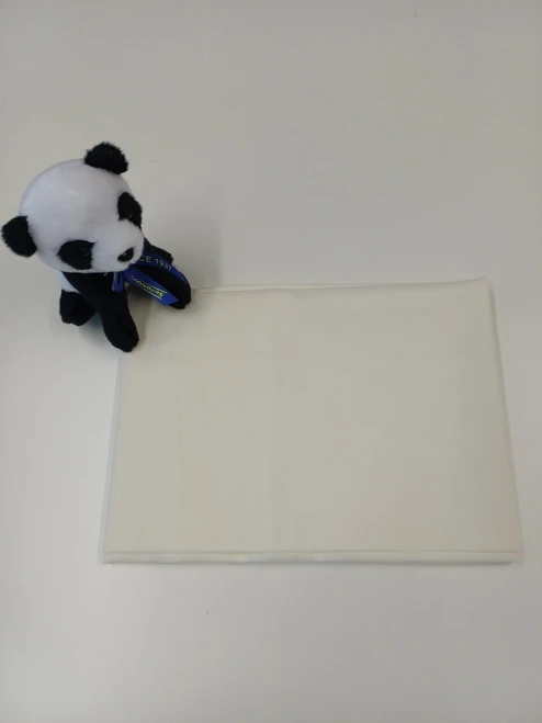 End of roll piece of cream coloured lawn, Enough for a baby gown or maybe a diaper set, 100% cotton, 93 cm x 148 cm, Wash at 30 degrees