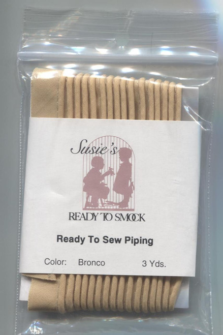 Susie's Ready to Sew piping in Bronco - colour match Anchor 891