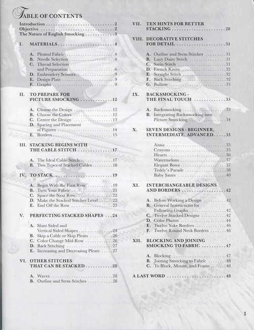 Contents Page