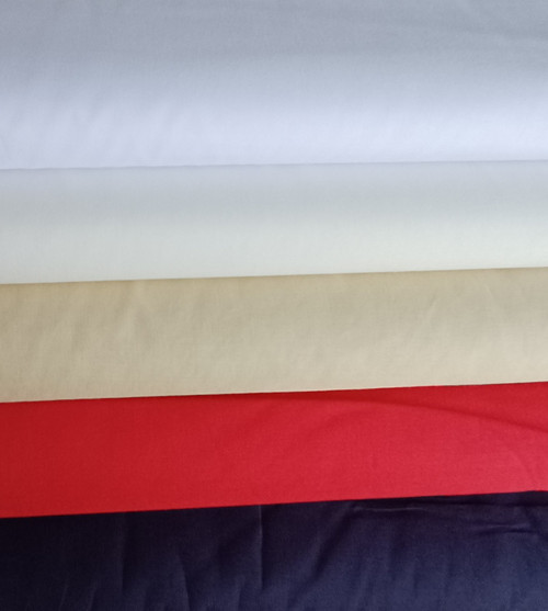 100% cotton lawn which is ideal for petticoats etc, 147 cms wide, available in White, Ivory, ochre, red and navy, Wash at 30 degrees,  Priced per metre