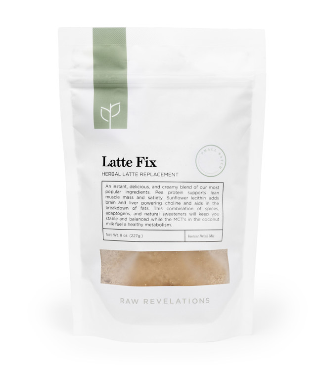 Raw Revelations Latte Fix Herbal Protein Drink Mix