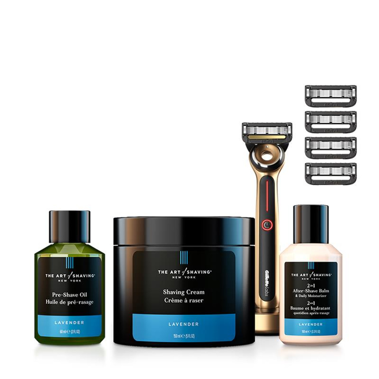 4 Elements Golden Heated Razor Kit – Lavender