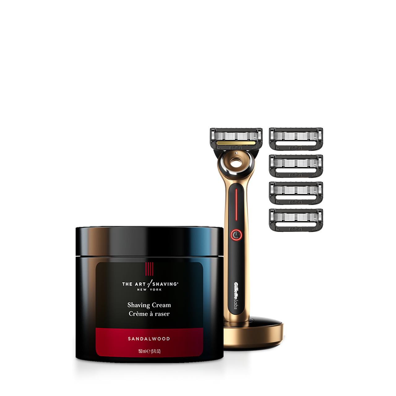 Golden Heated Razor Starter Kit - Sandalwood