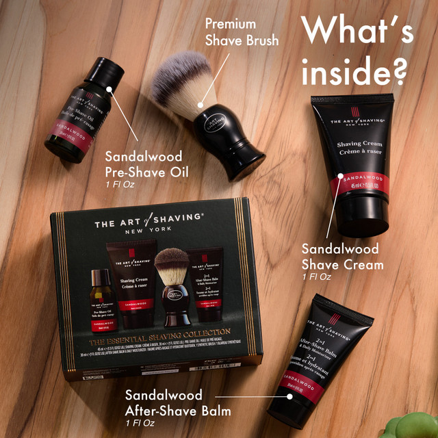 secondary Essential Shaving Collection Sandalwood