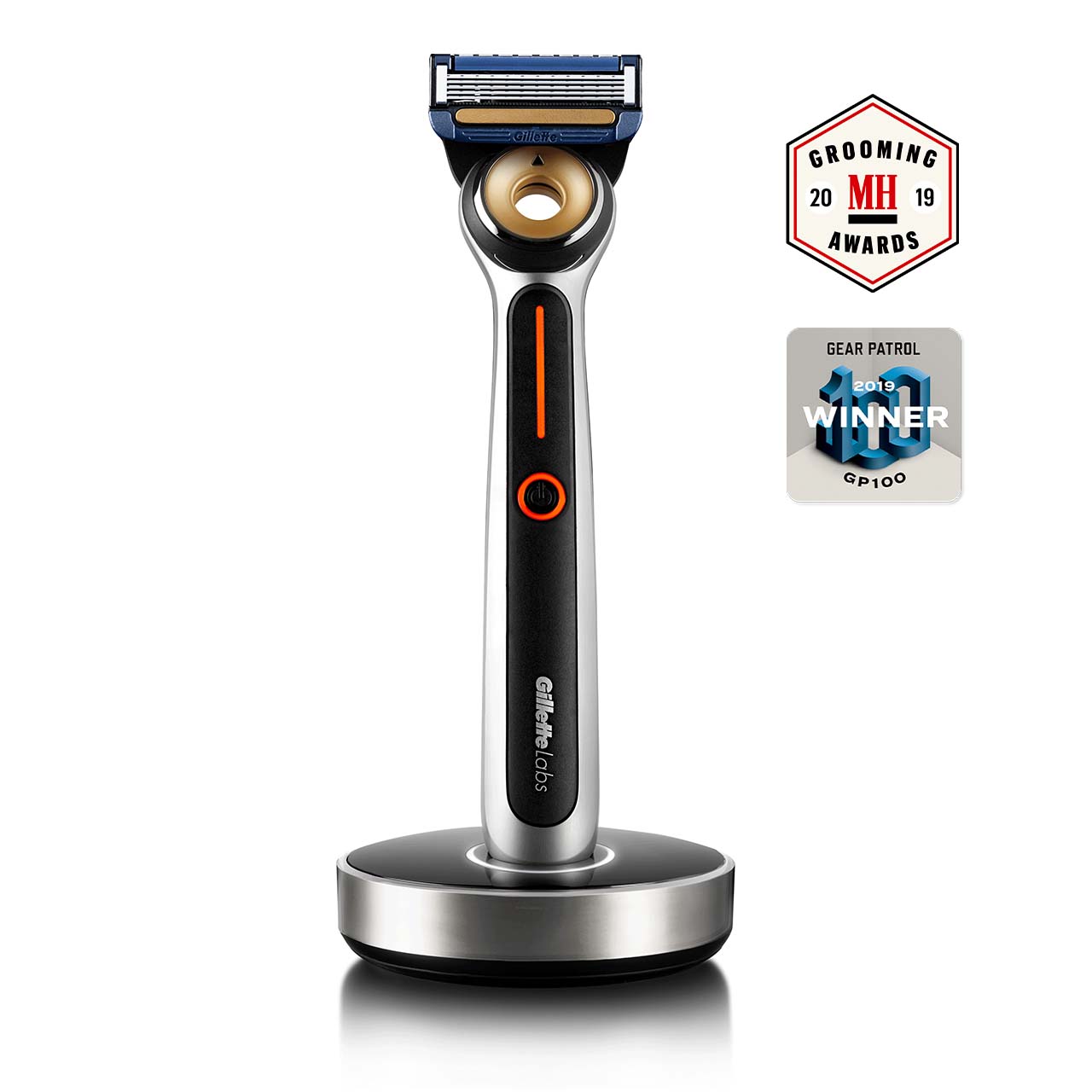Gillette Labs HEATED RAZOR 髭剃り Amazon.com: Gillette Heated Razor for Men, Starter Shave Kit