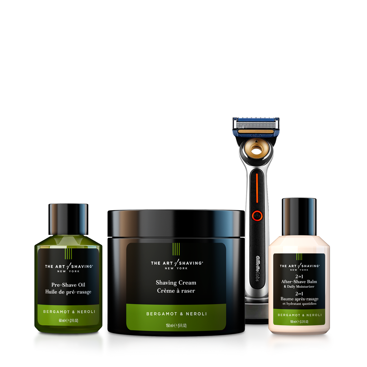 4 Elements Heated Razor Starter Kit Bergamot