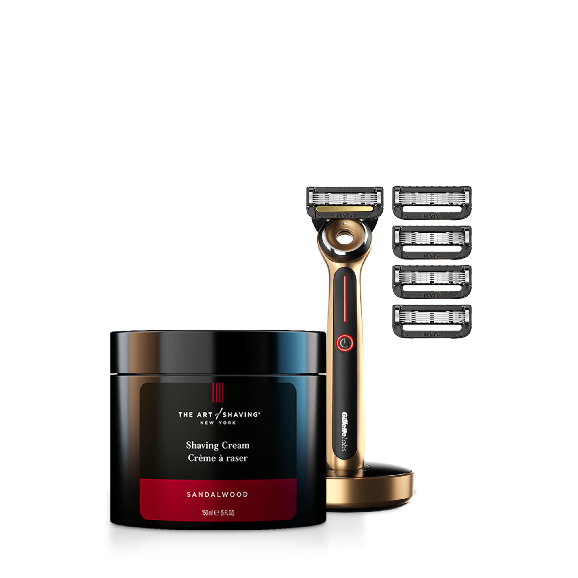 Golden Heated Razor Starter Kit - Sandalwood