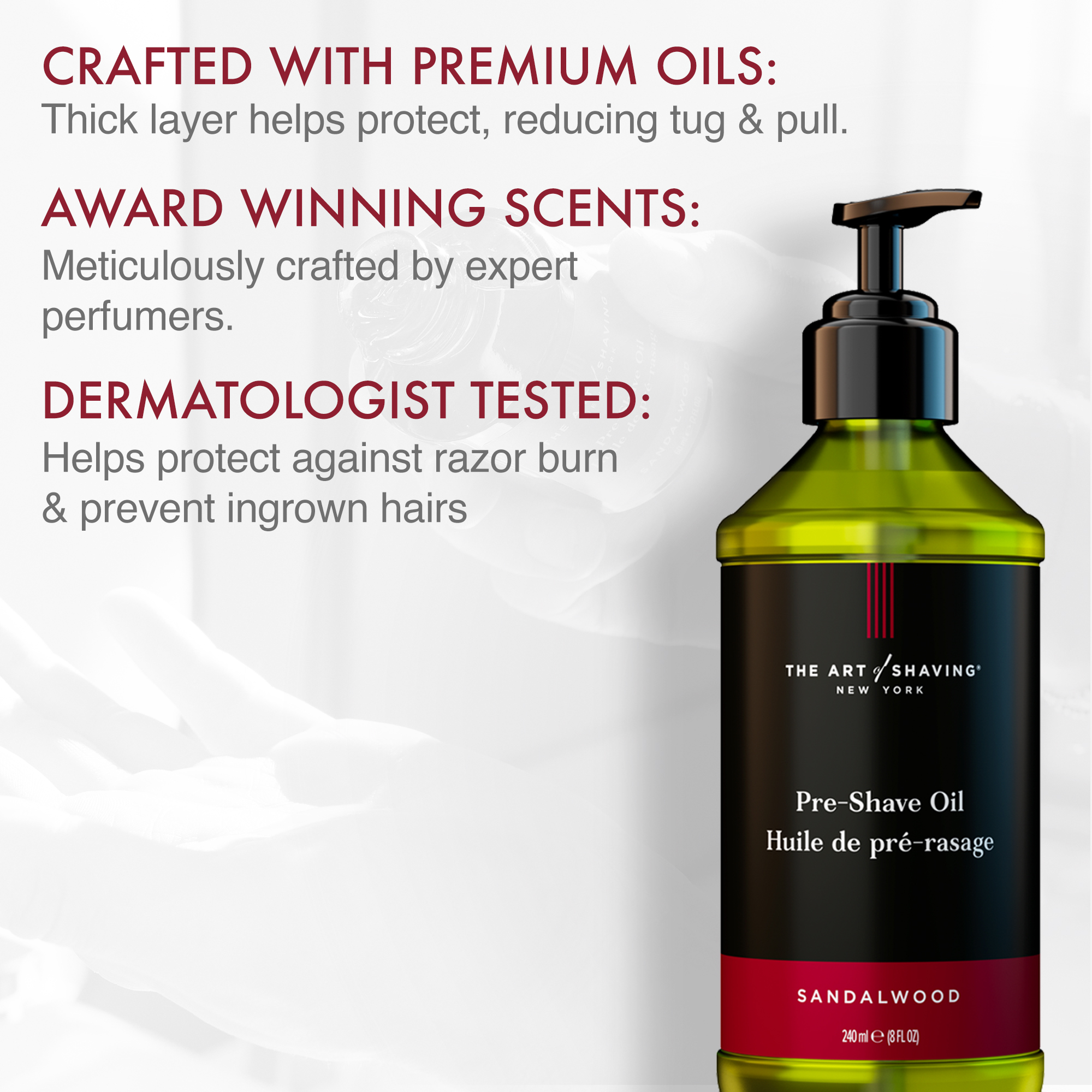 Sandalwood Pre-Shave Oil 8 oz - Image 2