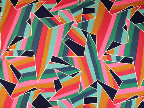 Wholesale Dressmaking fabric | Bowie Viscose Crepe - Multi | Fabric Godmother